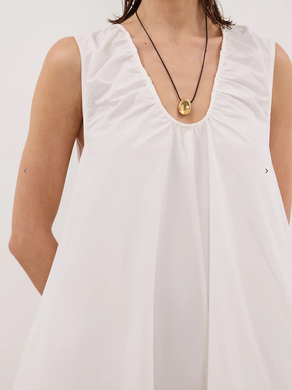DISSH White Cotton Sleeveless Mini Dress SOLD OUT! BNWT - Picture 2 of 5